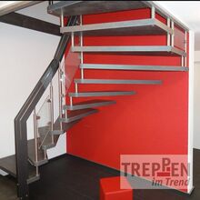 Holztreppe mit Longlife-Stufen