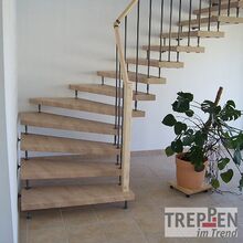 Holztreppe mit Longlife-Stufen