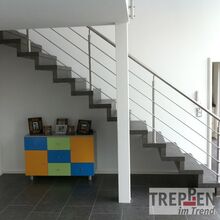 Holztreppe mit Longlife-Stufen