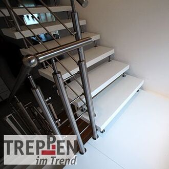 Holztreppe mit Longlife-Stufen