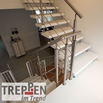 Holztreppe mit Longlife-Stufen