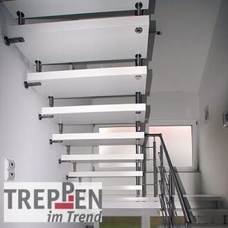 Holztreppe mit Longlife-Stufen