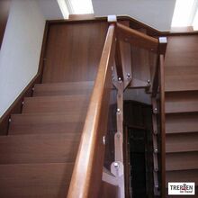 Holztreppe mit Longlife-Stufen