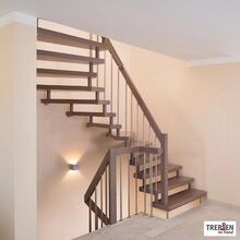 Holztreppe mit Longlife-Stufen