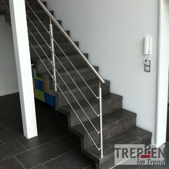 Holztreppe mit Longlife-Stufen