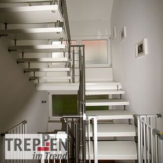 Holztreppe mit Longlife-Stufen