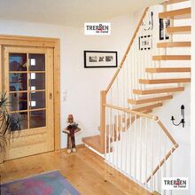 Holztreppe mit Longlife-Stufen