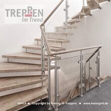 Holztreppe mit Longlife-Stufen