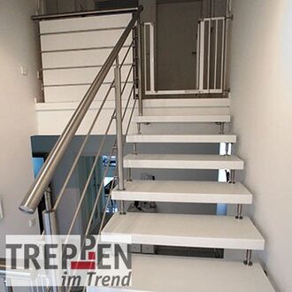 Holztreppe mit Longlife-Stufen